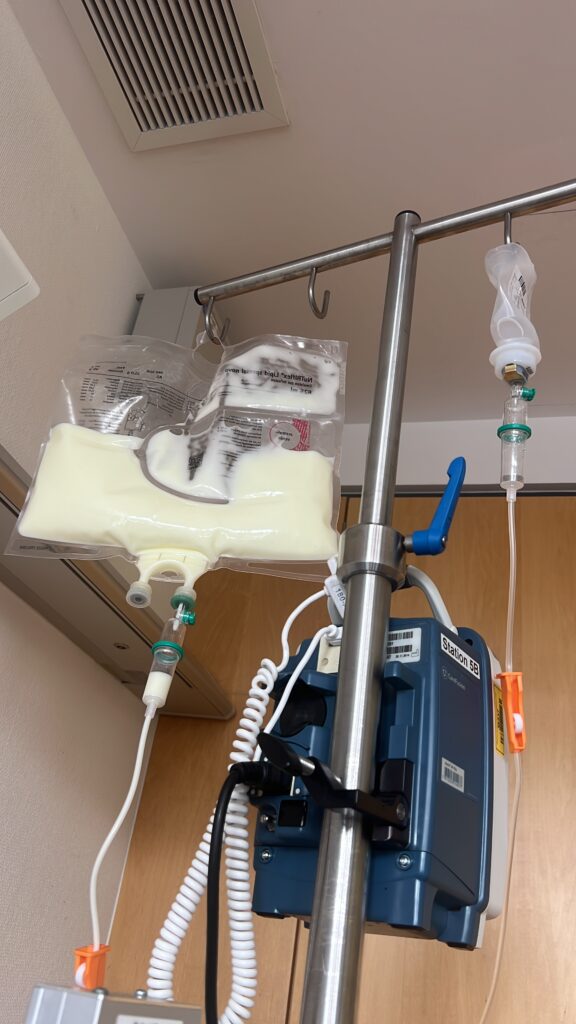 Infusion Nährstoffmischung parenterale Ernährung Stammzellentransplantation Mukositis